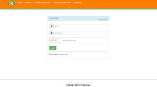 
                            1. Login CMB - PMB UMJ - Universitas Muhammadiyah Jakarta