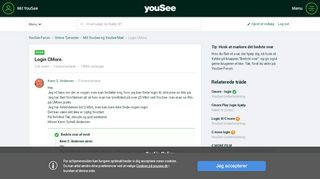 
                            8. Login CMore. - YouSee Forum