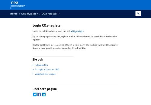 
                            5. Login CO2-register | CO2-register | Nederlandse Emissieautoriteit