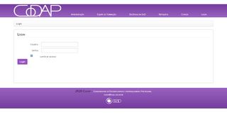 
                            8. Login - CODAP - UFSCar