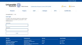 
                            8. Login - Collaborative Research Centre 1270 'ELAINE' - Universität ...