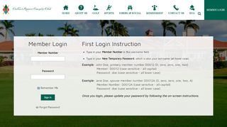 
                            10. Login - Collier's Reserve Country Club