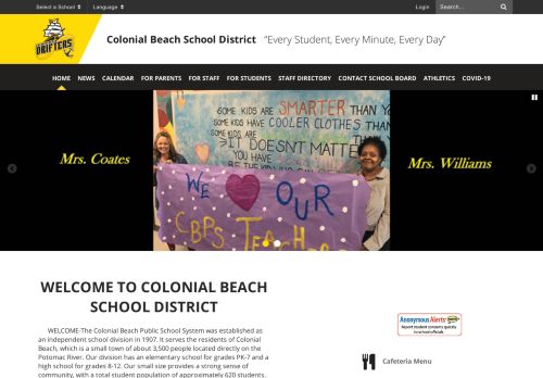 
                            11. Login - Colonial Beach School District