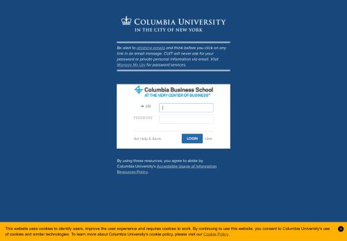 
                            4. Login - Columbia Business School