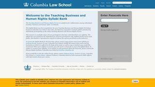 
                            9. Login | Columbia Law School