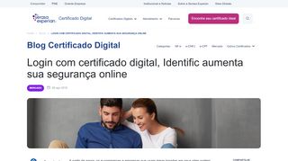 
                            6. Login com certificado digital, Identific aumenta sua segurança online ...