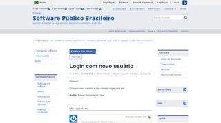 
                            13. Login com novo usuário - SGD - Sistema de Gestão de Demandas