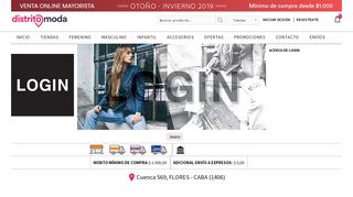 
                            12. Login - Comprar Ropa al por Mayor: Login | Distrito Moda