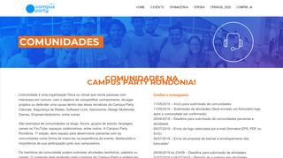 
                            5. Login - Comunidades | Campus Party Brasil