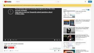 
                            3. Login con JSP usando sesiones - YouTube