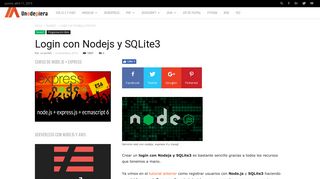 
                            2. Login con Nodejs y SQLite3 | Uno de piera