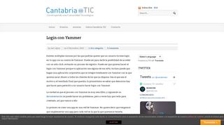 
                            9. Login con Yammer - Cantabria TIC