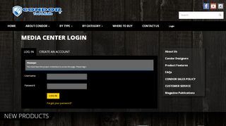 
                            11. Login | CONDOR Tool & Knife