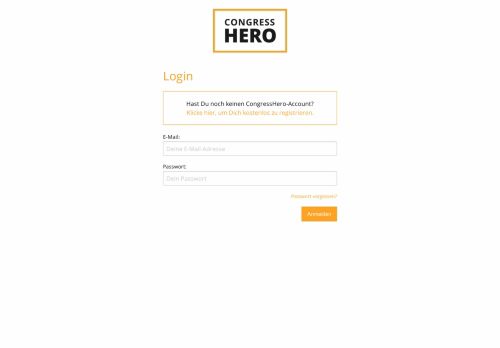 
                            2. Login | CongressHero - Awesome People Conference