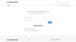 
                            2. Login - ConnectMed Patient Portal | Login to your secure patient portal