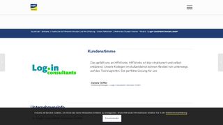 
                            10. Login Consultants Germany GmbH - HR Software: HRworks