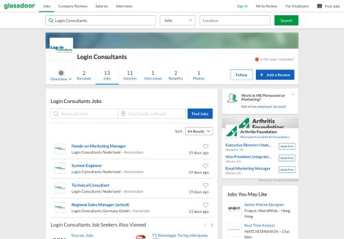 
                            6. Login Consultants Jobs | Glassdoor.com.hk