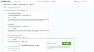 
                            2. LOGIN CONSULTING SERVICES Jobs, Career ... - ZipRecruiter