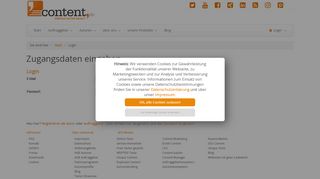 
                            1. Login - Content.de