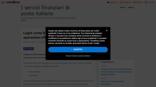 
                            8. Login conto BancoPosta: per controllare le operazioni effettuate