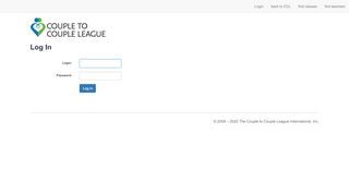 
                            10. Login - Couple to Couple League: