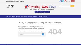 
                            9. Login - Covering Katy News