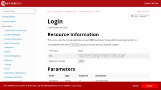 
                            5. Login — Crafter CMS 3.0.20 documentation