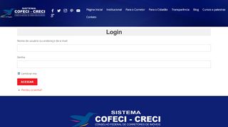 
                            11. Login – CRECI – PA/AP