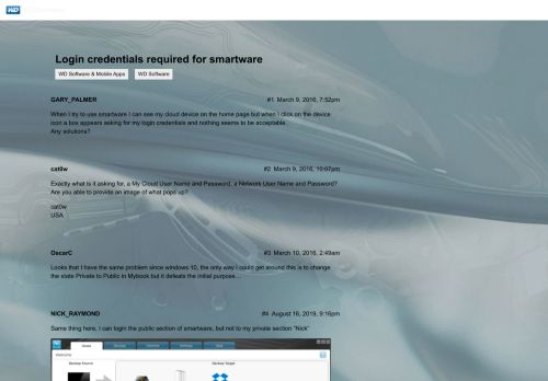 
                            6. Login credentials required for smartware - WD Software - WD ...