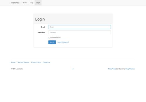 
                            3. Login | crono•biz