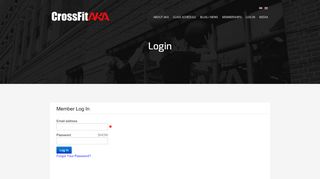 
                            11. Login - CrossFit AKA Amsterdam