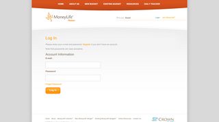 
                            7. Login - Crown MoneyLife Planner - Crown Financial Ministries
