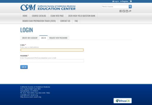 
                            9. Login | CSAM Education Center
