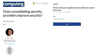
                            13. Login - CTG - Does consolidating security providers ...