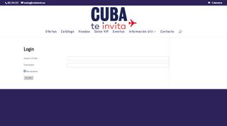 
                            12. Login - CUBA te invita