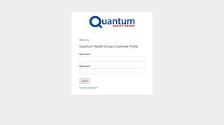 
                            9. Login - Customer Portal for Quantum Health Group - BlueFolder
