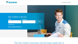 
                            3. Login | Daikin - Choose your Daikin Business portal