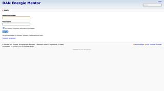 
                            6. Login - DAN Energie Mentor