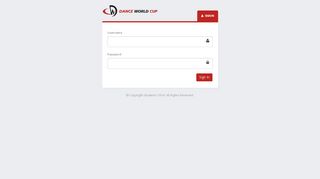 
                            2. Login | Dance World Cup SA