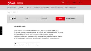 
                            3. Login | Danfoss global