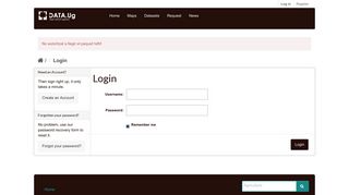 
                            4. Login - Data dot UG