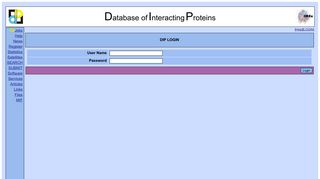 
                            5. login - Database of Interacting Proteins (DIP) - UCLA.edu