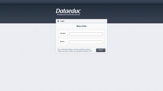 
                            3. Login - Dataeduc - Soluções para gestão educacional