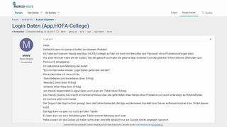 
                            11. Login-Daten (App,HOFA-College) - Android Allgemein – Android-Hilfe.de