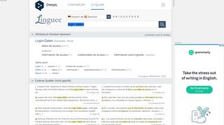 
                            13. Login Daten - Spanisch-Übersetzung – Linguee Wörterbuch
