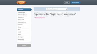 
                            6. login daten vergessen - Homepages - Beepworld.de