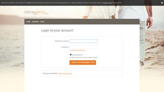 
                            1. Login - DatingAgency.com