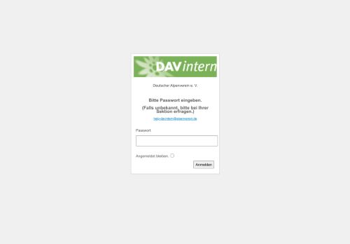 
                            9. Login DAVintern