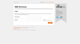 
                            4. Login | DBA - design business association