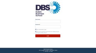 
                            5. Login - DBS Student - Dublin Business School